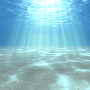 Light columns and caustics can complicate underwater imaging